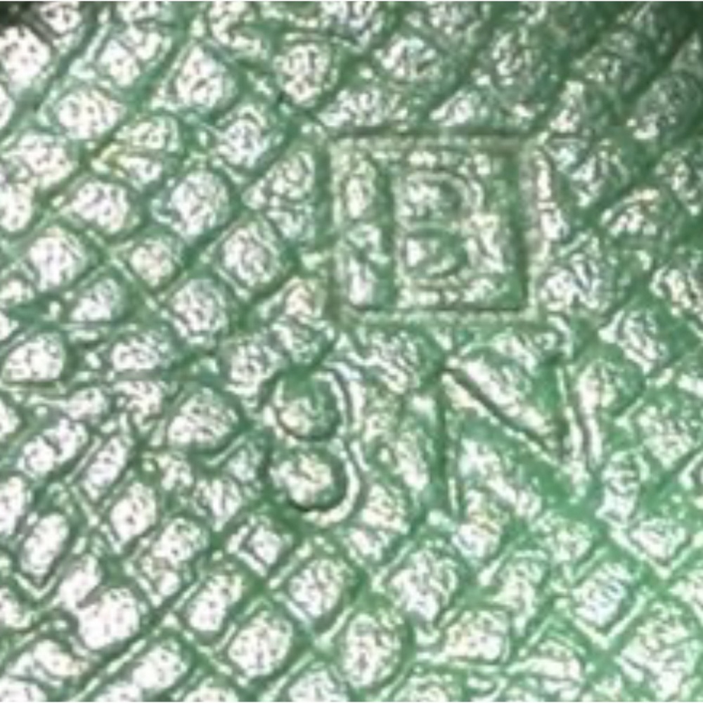 Authentic Hermes agenda - rare blue leather cover with green leather interior. - Picture 4 of 4